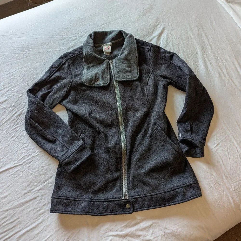 Avalanche Size Large Gray Mock‎ Neck Fleece Jacket